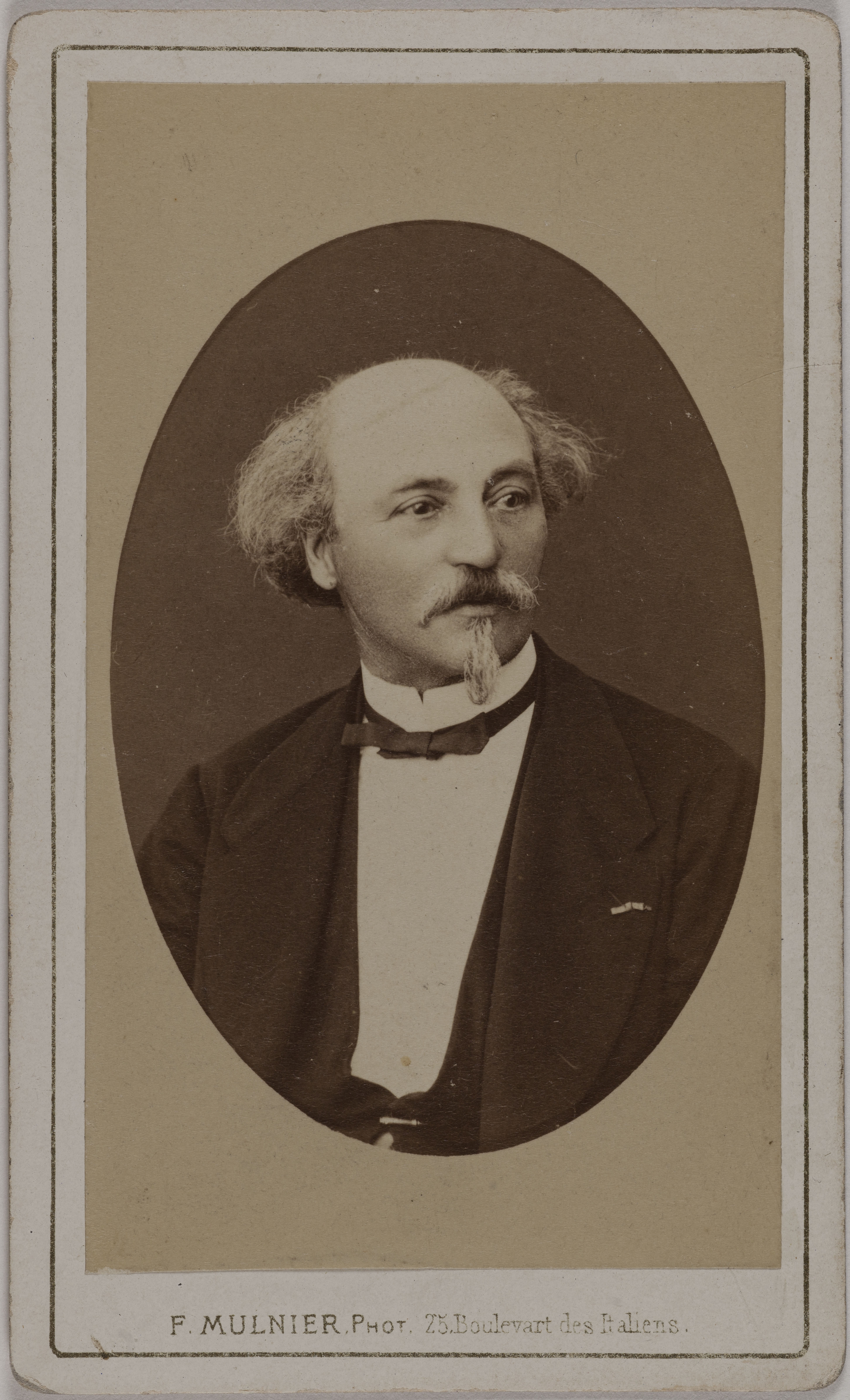 Ferdinand Mulnier, Portrait de Jean-Pierre-Alexandre Antigna (1817-1878), entre 1870 et 1890, musée Carnavalet, PH46407. Domaine public. Photo : CC0 Paris Musées / Musée Carnavalet.